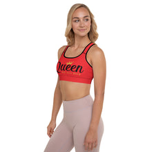 Load image into Gallery viewer, QUEEN Padded Sports Bra