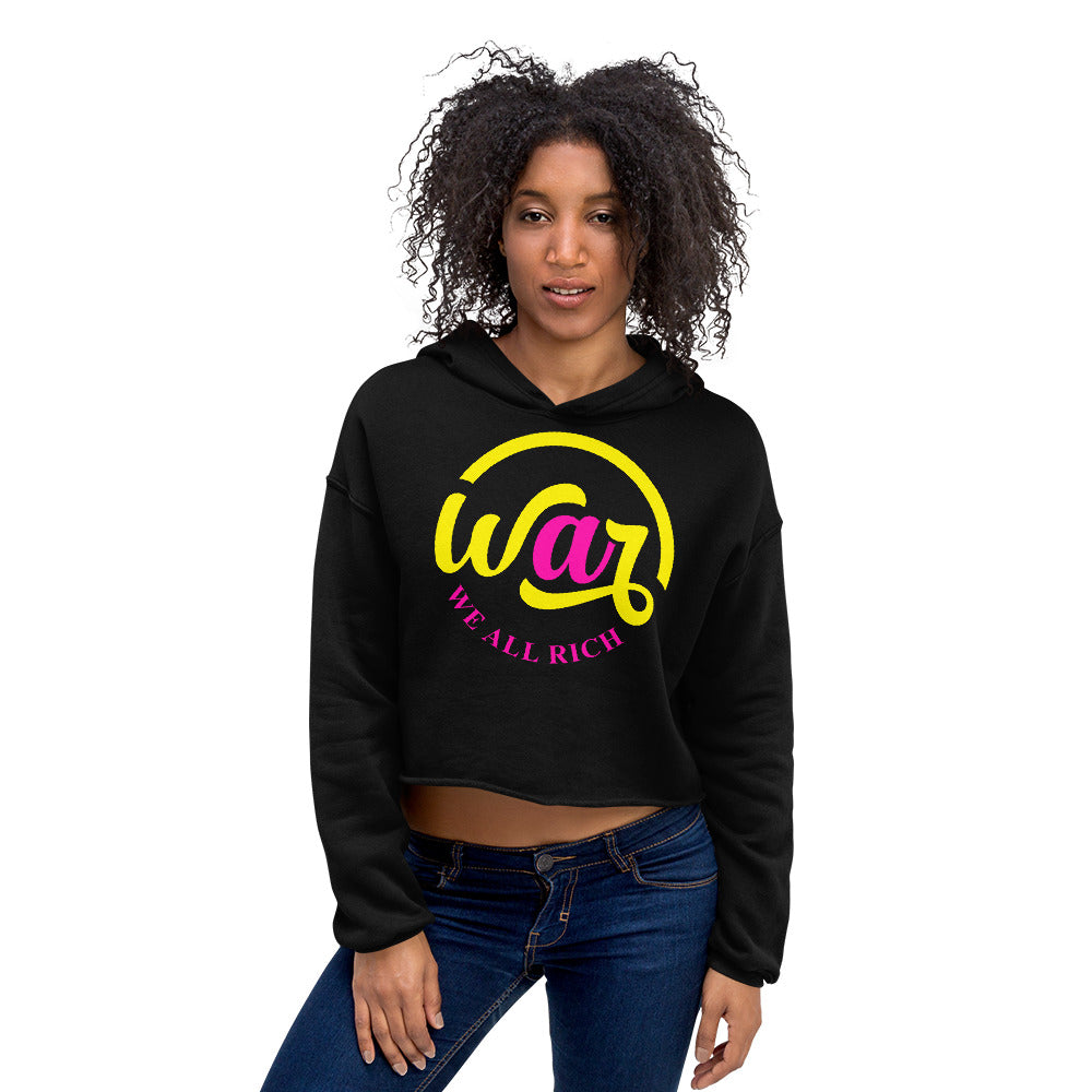 WE ALL RICH Crop Hoodie