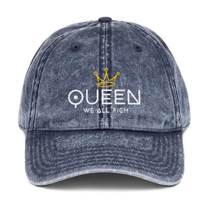 Queen Vintage Cotton Twill Cap