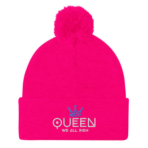 QUEEN Pom-Pom Beanie