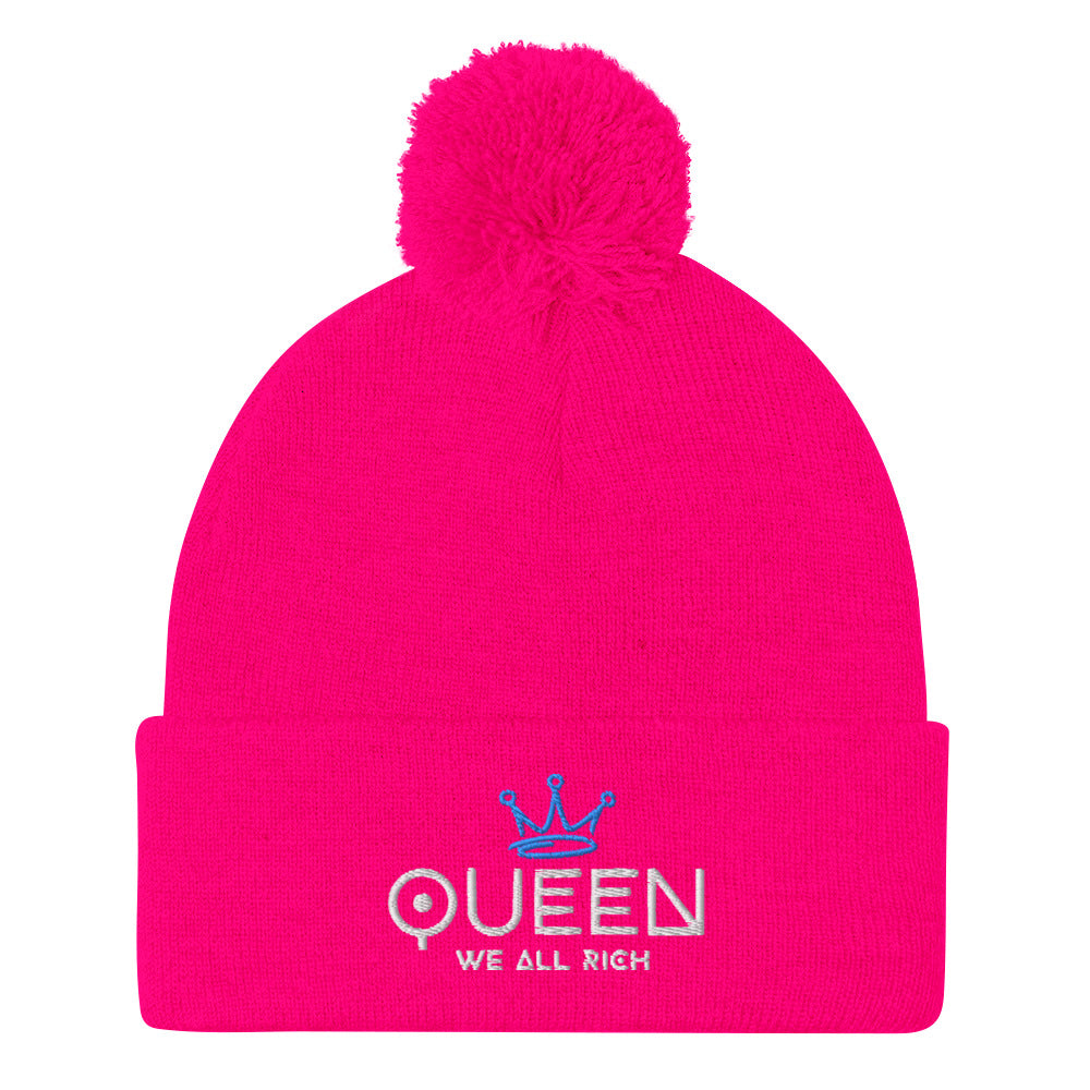 QUEEN Pom-Pom Beanie