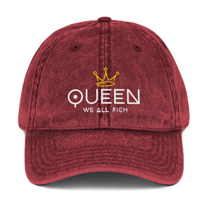 Queen Vintage Cotton Twill Cap