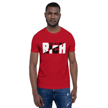 Load image into Gallery viewer, We All Rich Split Short-Sleeve Unisex T-Shirt