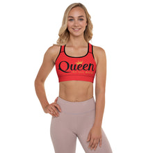 Load image into Gallery viewer, QUEEN Padded Sports Bra