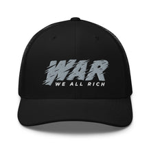 Load image into Gallery viewer, W.A.R Distressed logo Trucker Cap